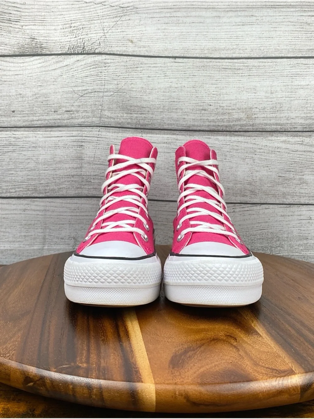Converse Chuck Taylor All Star Lift Platform High Astral Pink A05663F Womens 7.5